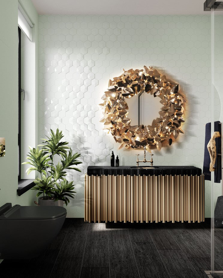 Diamond Towel Rack