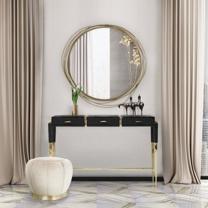 Kayan Round Mirror