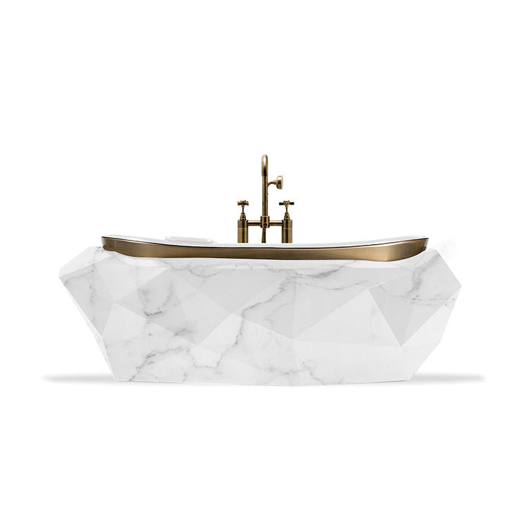 Diamond Marble Bathtub