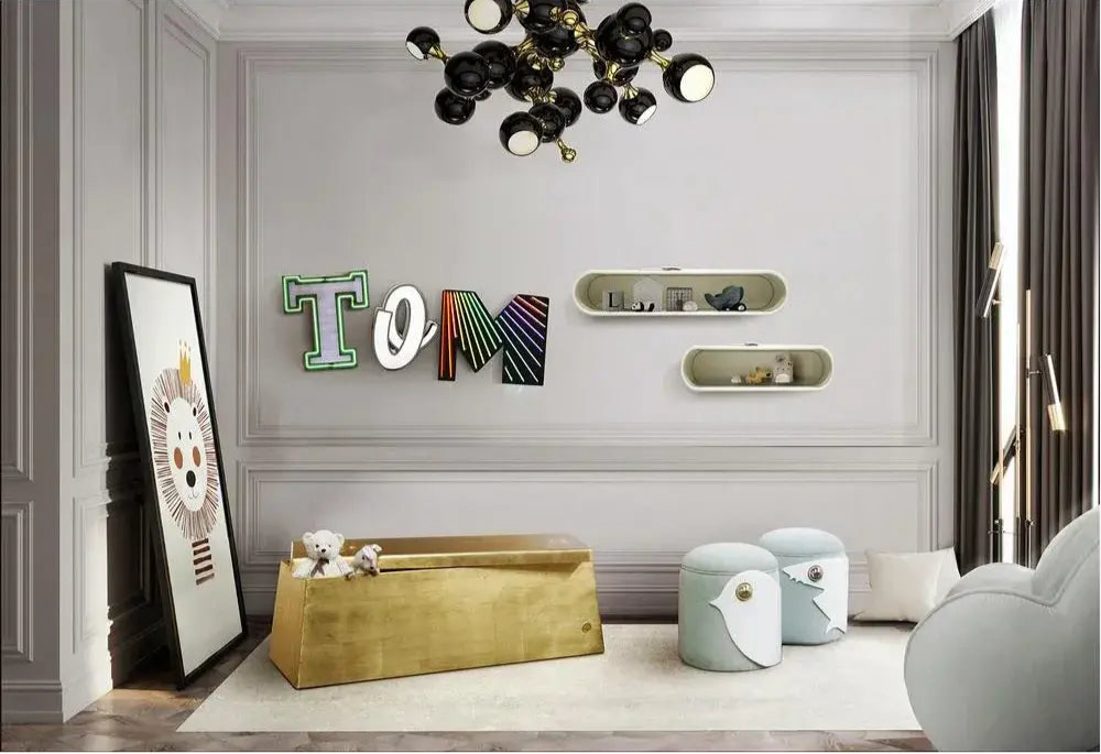 Atomic Ceiling Light Fixture by DelightFull