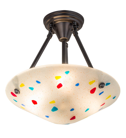 14"W Metro Fusion Davis Semi-Flushmount by Meyda Lighting