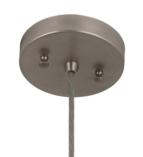 Blanco Swirl Handkerchief Pendant | Brushed Nickel Finish