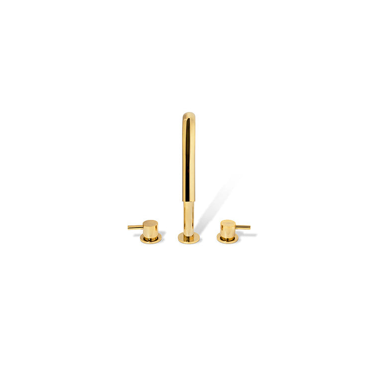 Origin Gold Three Hole Mixer Tap