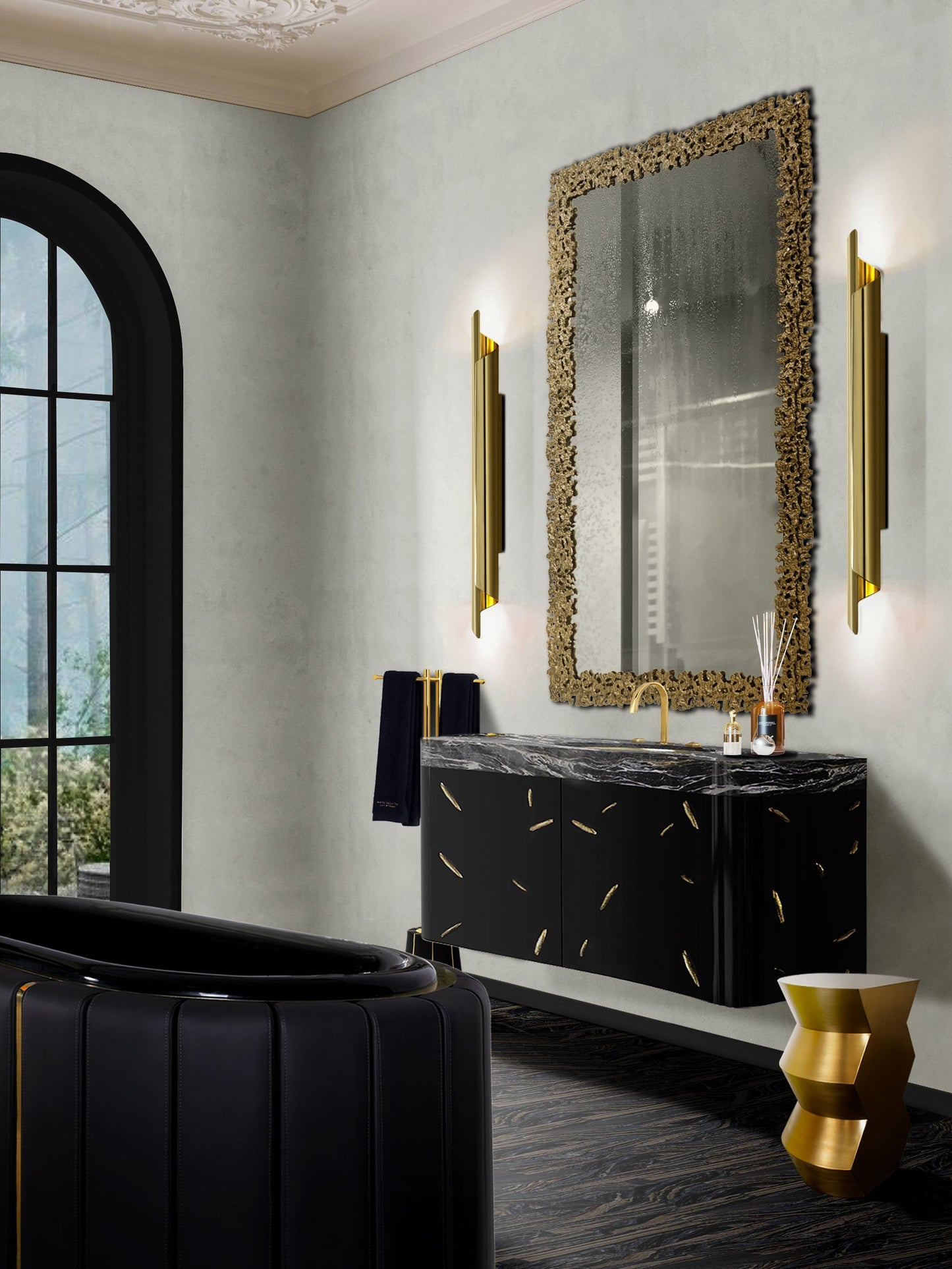 Baraka Single Wall Mounted Bathroom Vanity