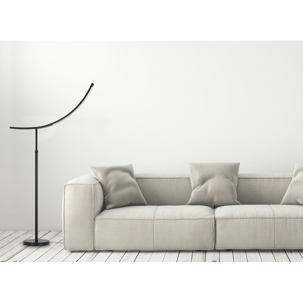 Modern Lantern Shade Floor Lamp