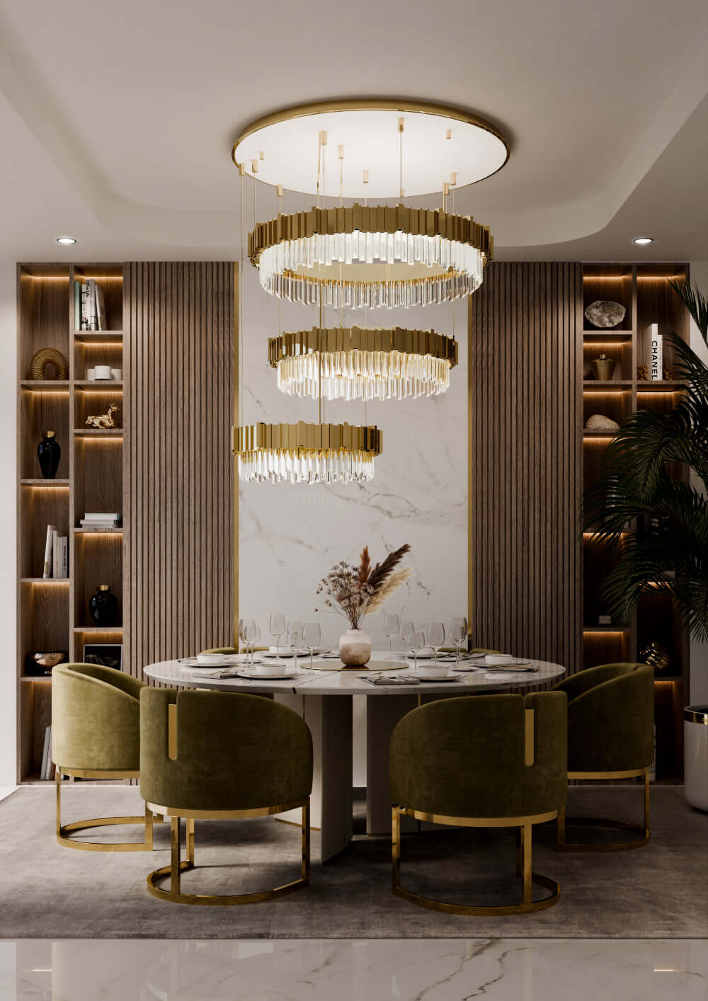 Empire Slim Chandelier III Luxxu - Lifestyle view
