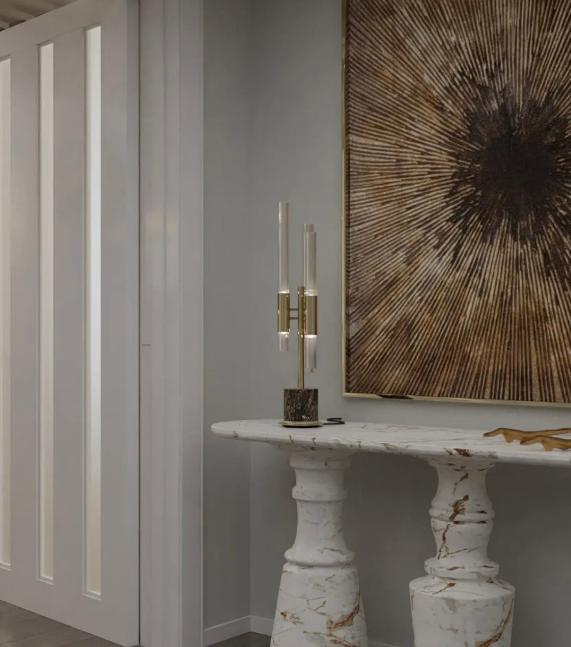 Waterfall Table Lamp by Luxxu