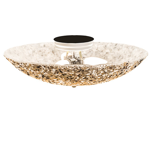 17"W Metro Fusion Rockscape Flushmount by Meyda Lighting