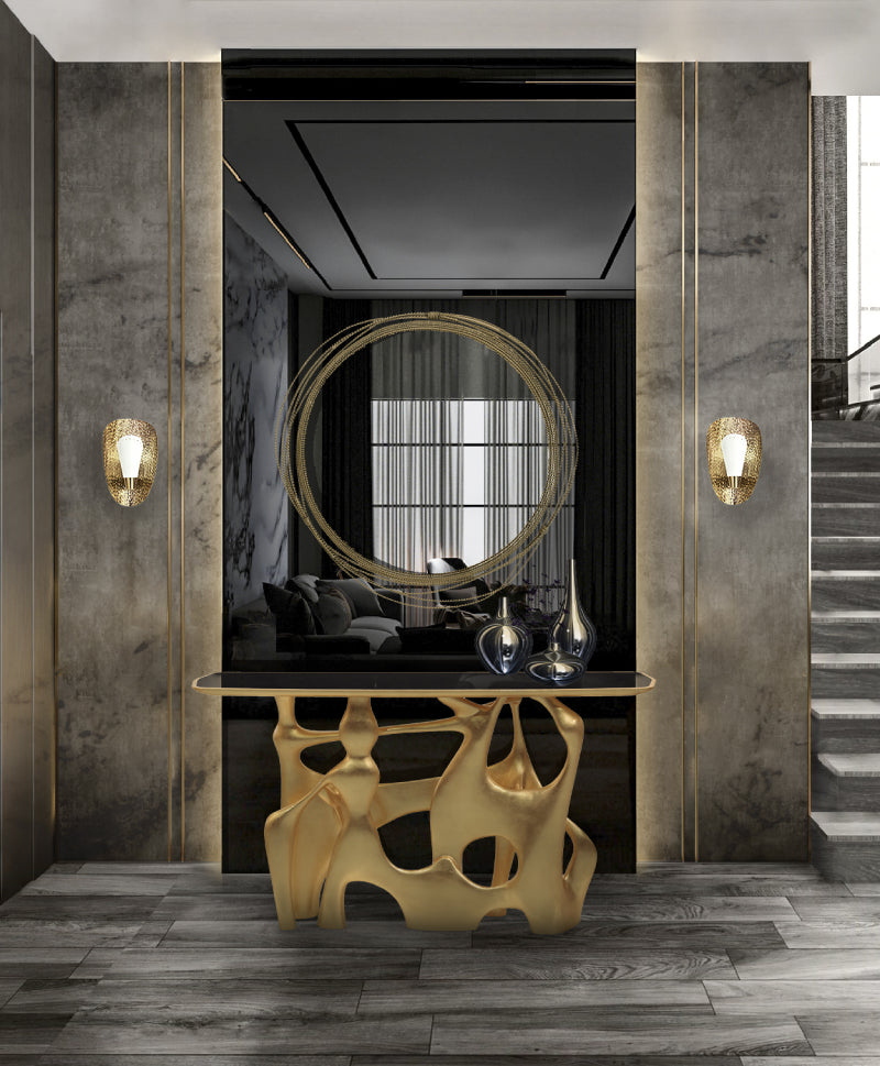 Kayan Round Mirror by Brabbu