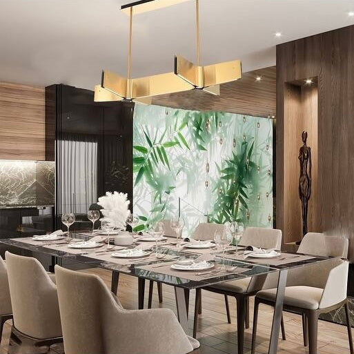 Double Cross LED Chandelier