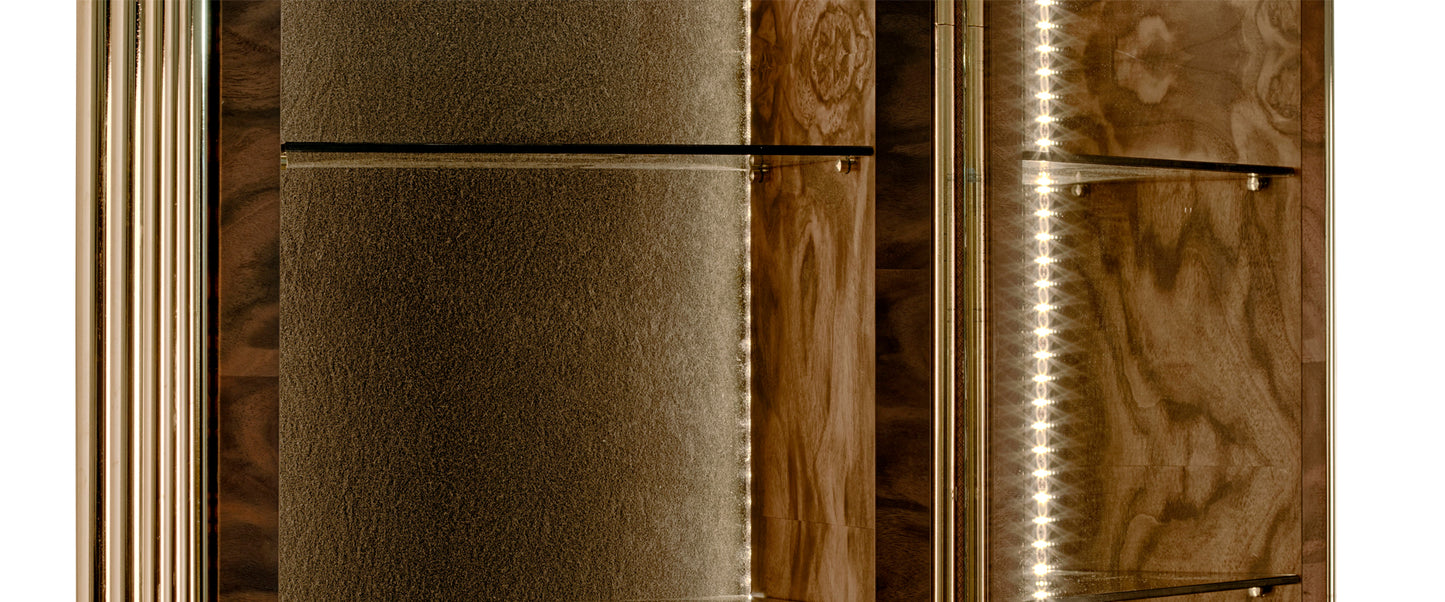 Colosseum Tall Storage Display Cabinet