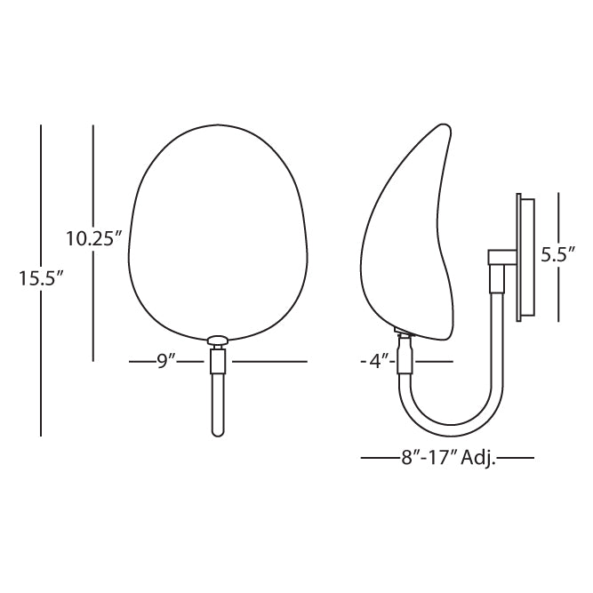 Rico Espinet Racer Wall Sconce by Robert Abbey