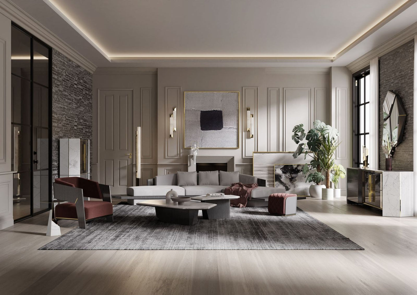 Algerone Angular Sofa