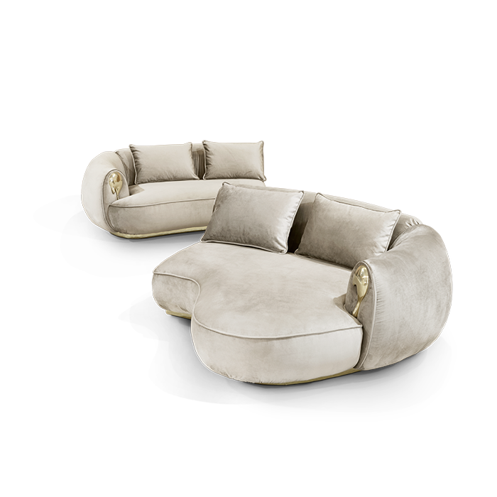 Soleil Curved Sofa