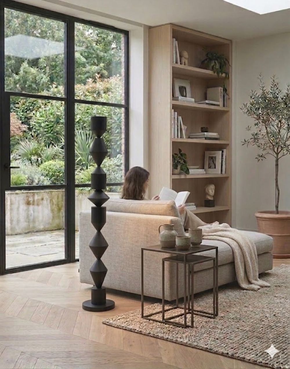 Black Iron Floor Lamp