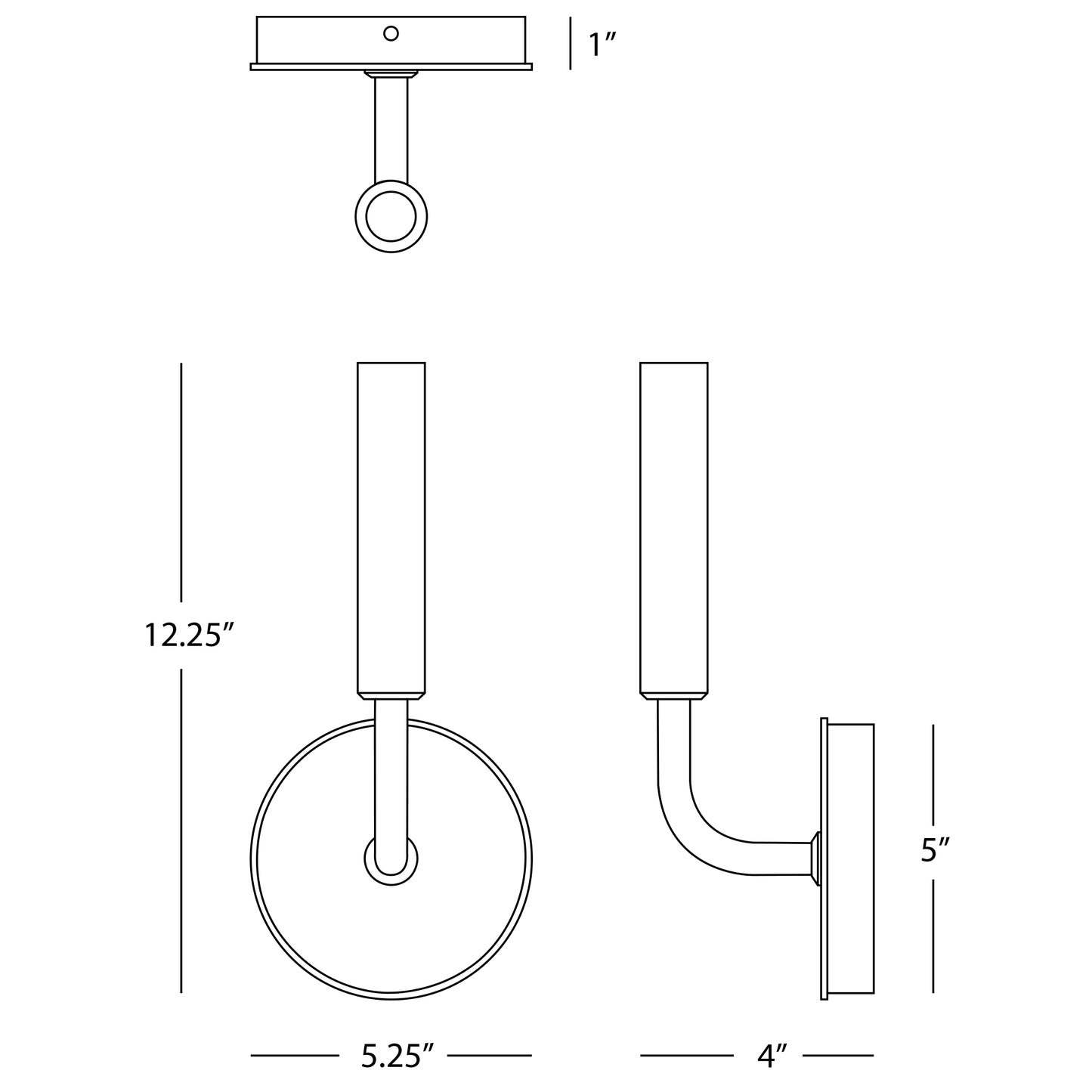 Mavisten Edition Carbonia Wall Sconce by Robert Abbey
