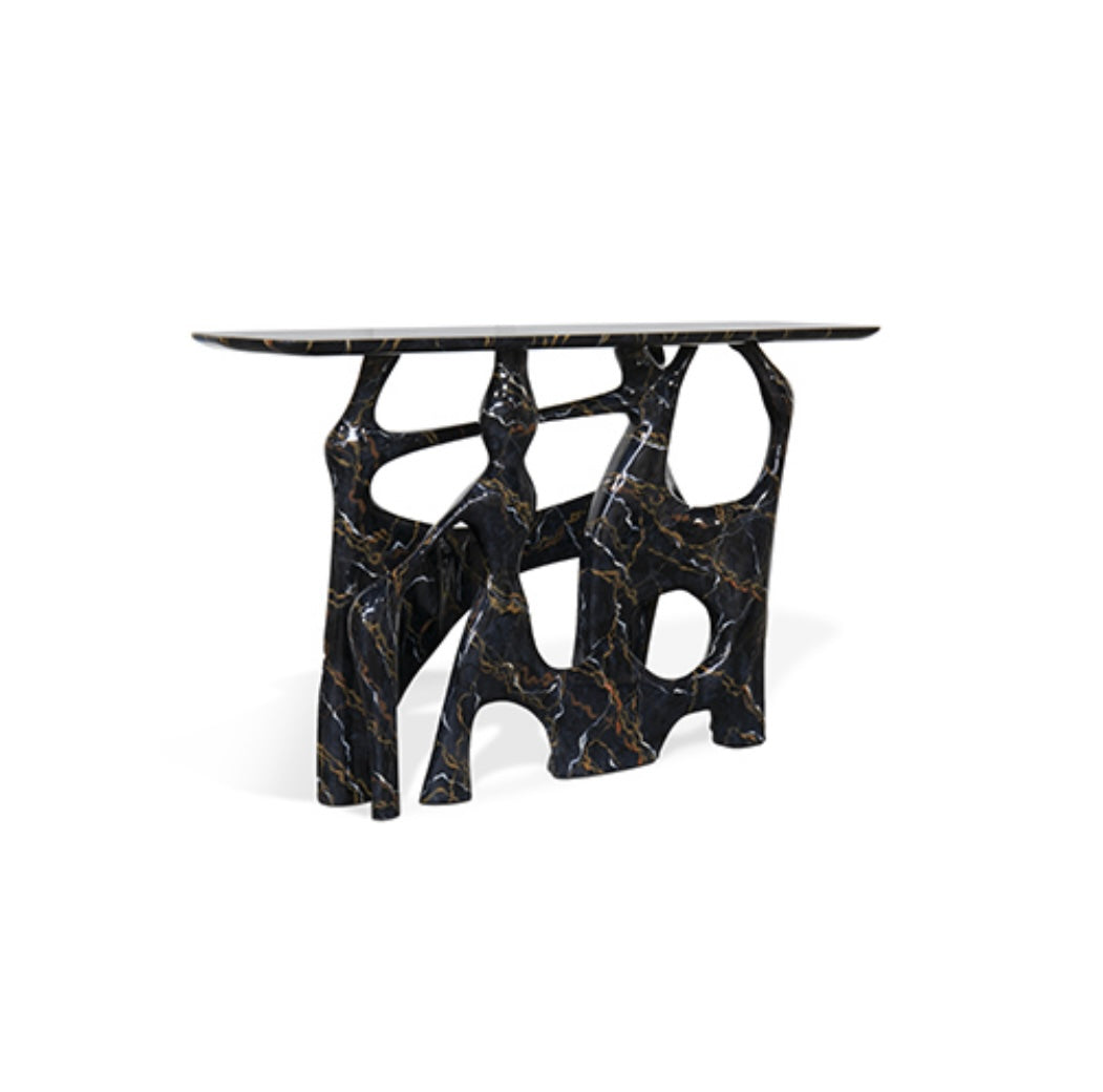 Bastei Faux Marble Console