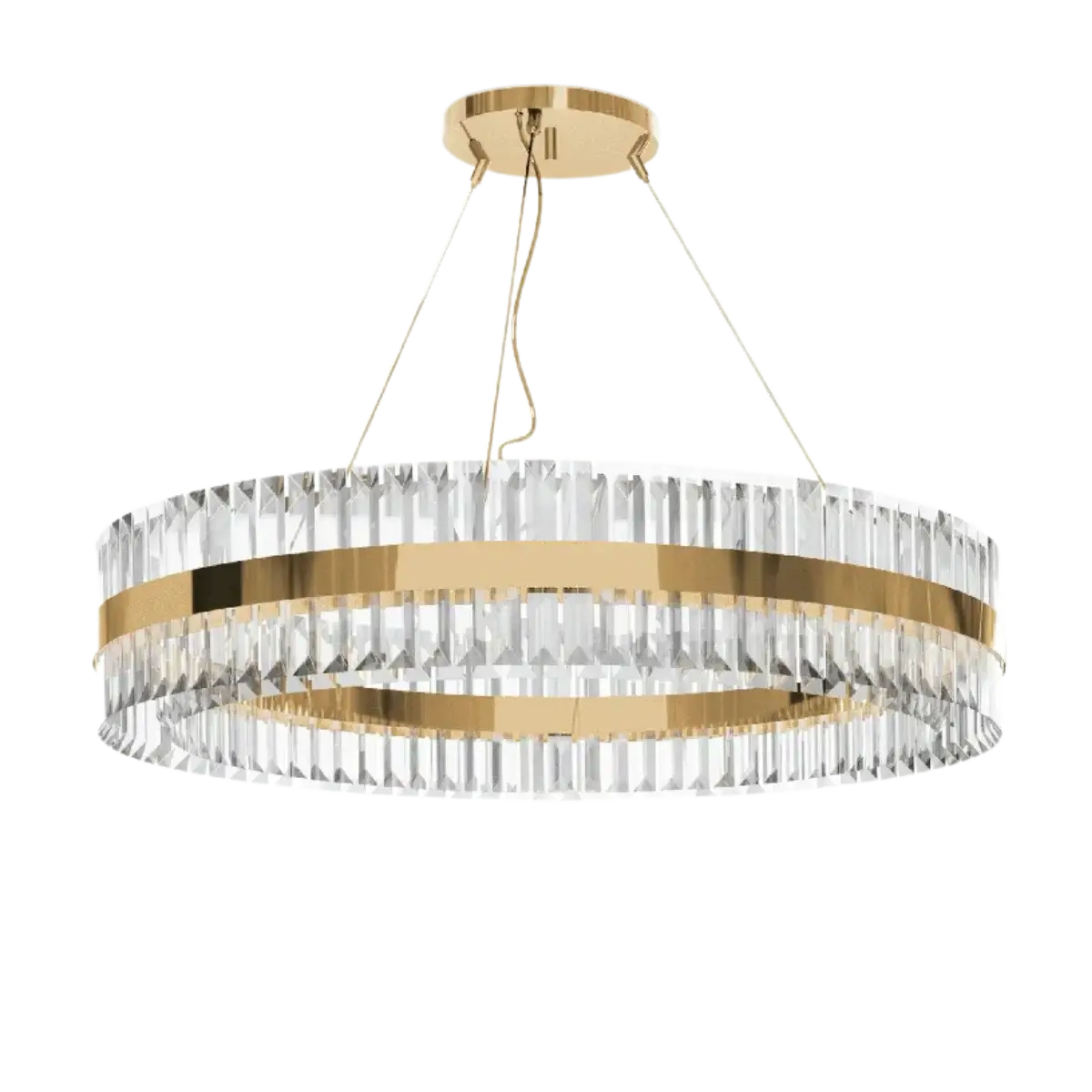 Liberty Slim Suspension Lamp by Luxxu - Front view