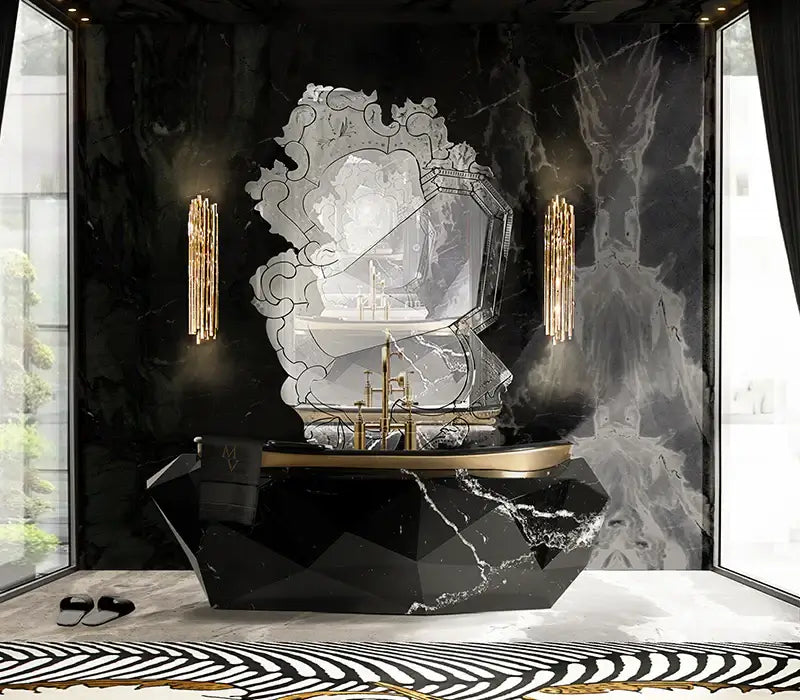 Diamond Marble Bathtub