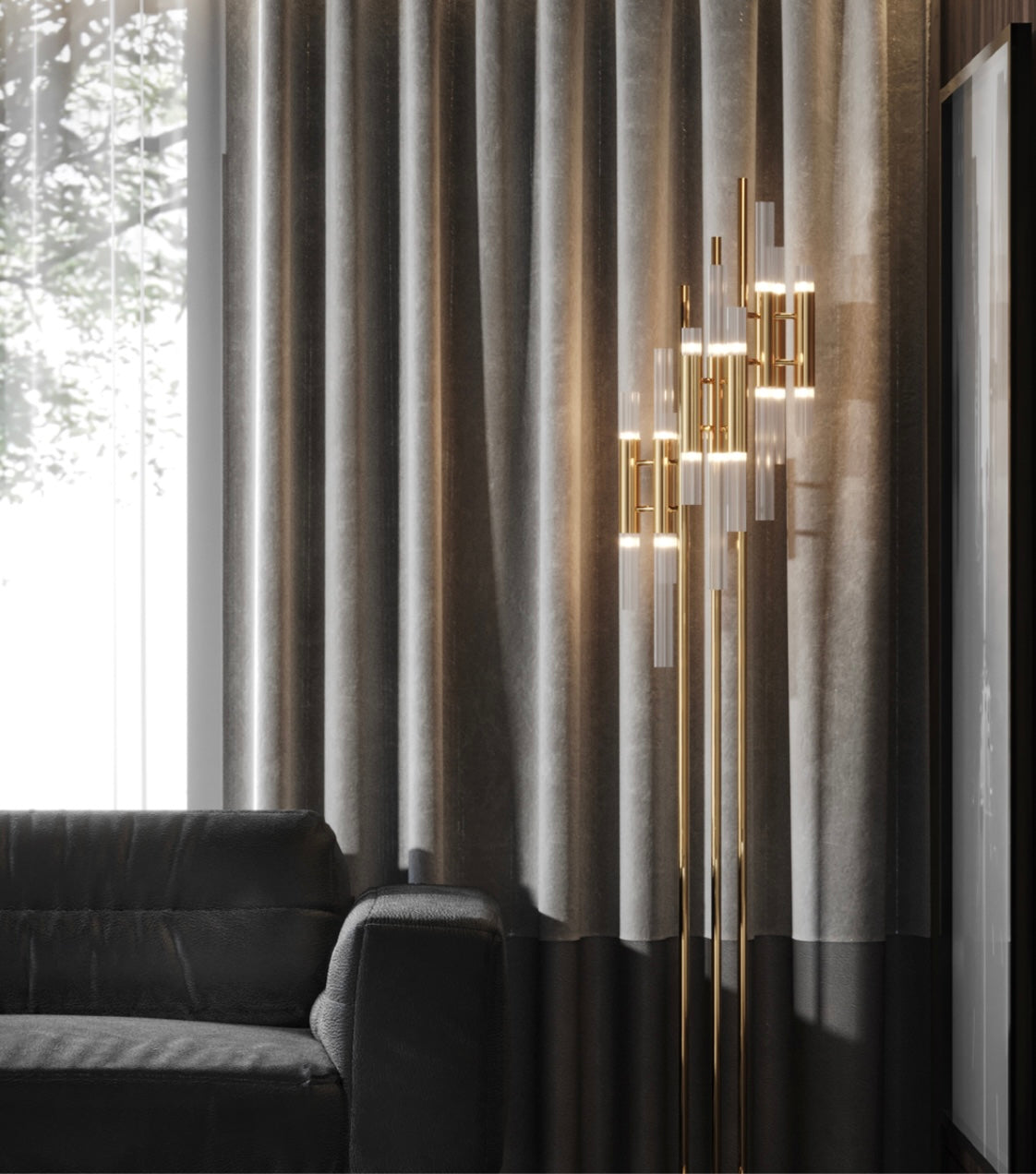 Waterfall Floor Lamp by Luxxu