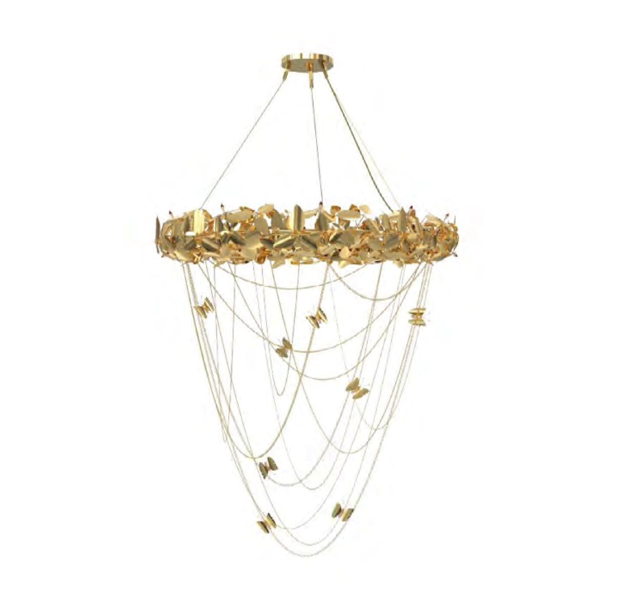 McQueen Round Chandelier by Luxxu