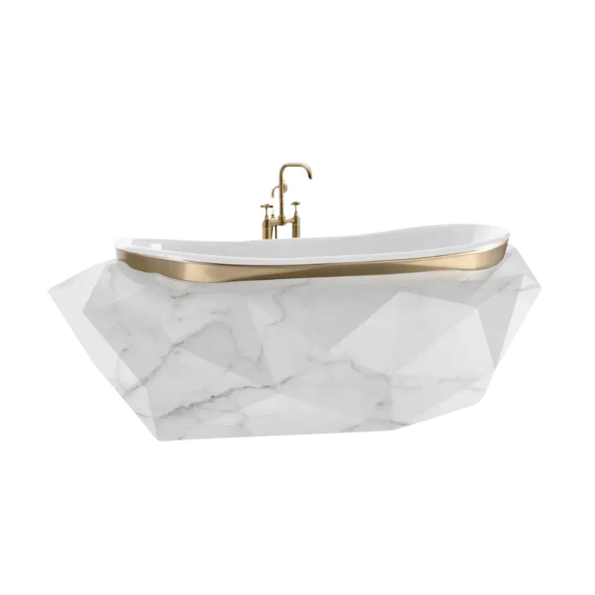 Diamond Marble Bathtub