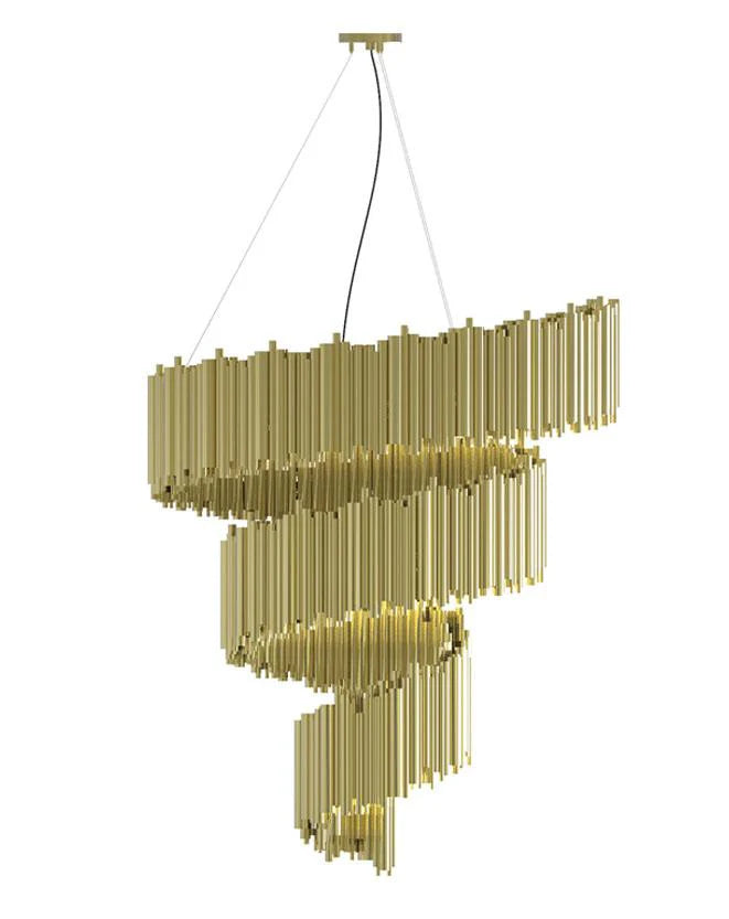 Brubeck Spiral LED Suspension by DelightFull