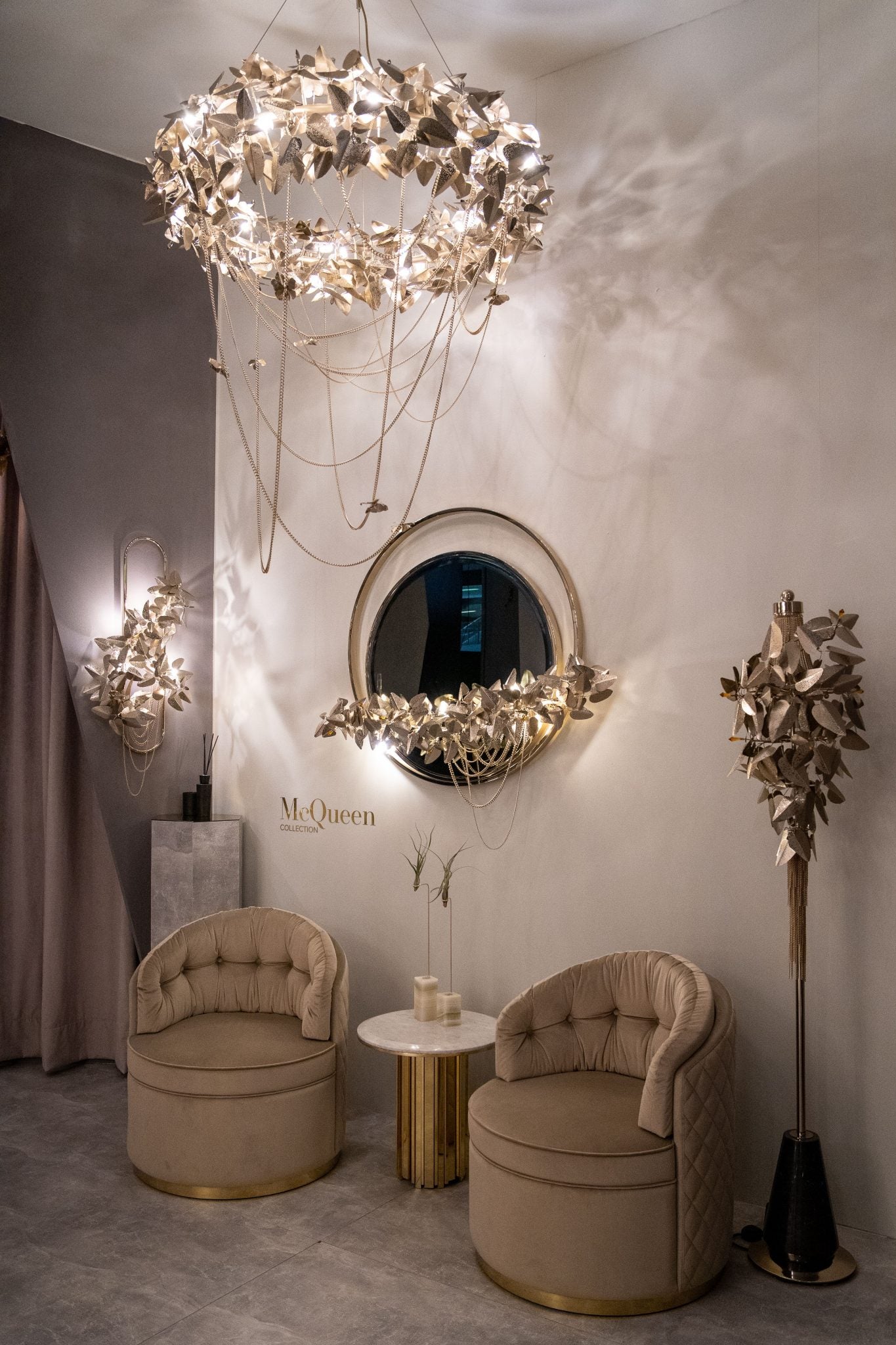 McQueen Round Chandelier by Luxxu