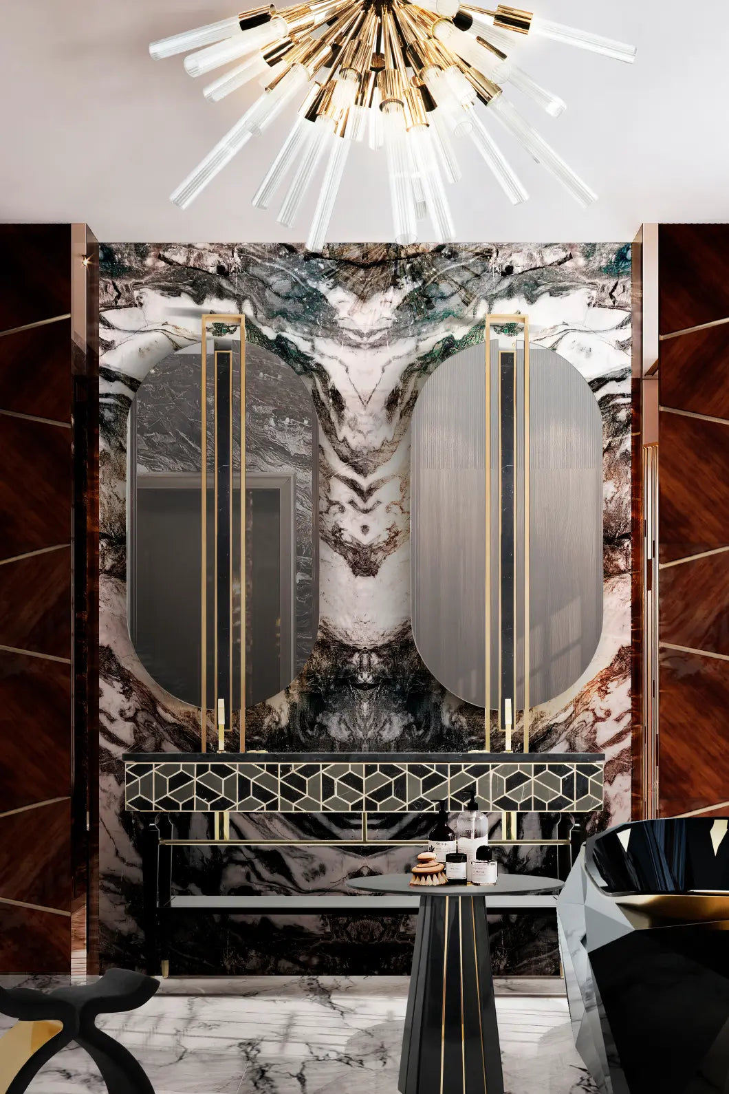 Waterfall Sputnik Plafond by Luxxu