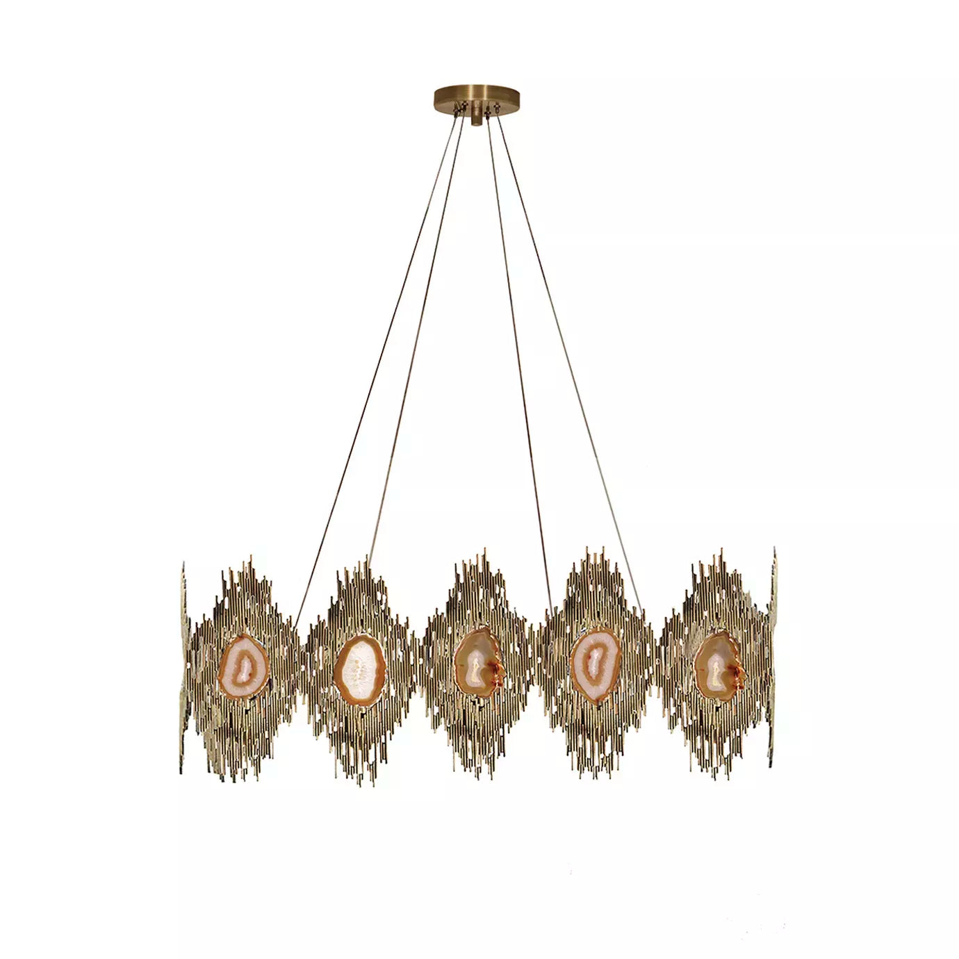 Vivre Rectangular Chandelier by Koket