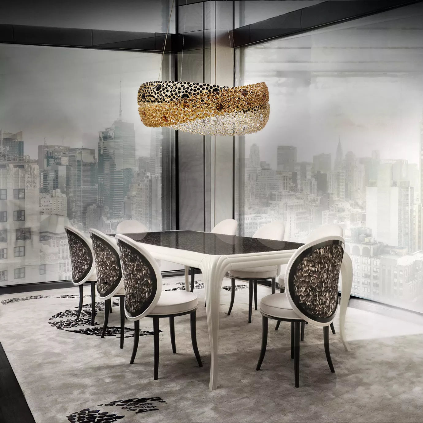 Trinity Chandelier by Koket