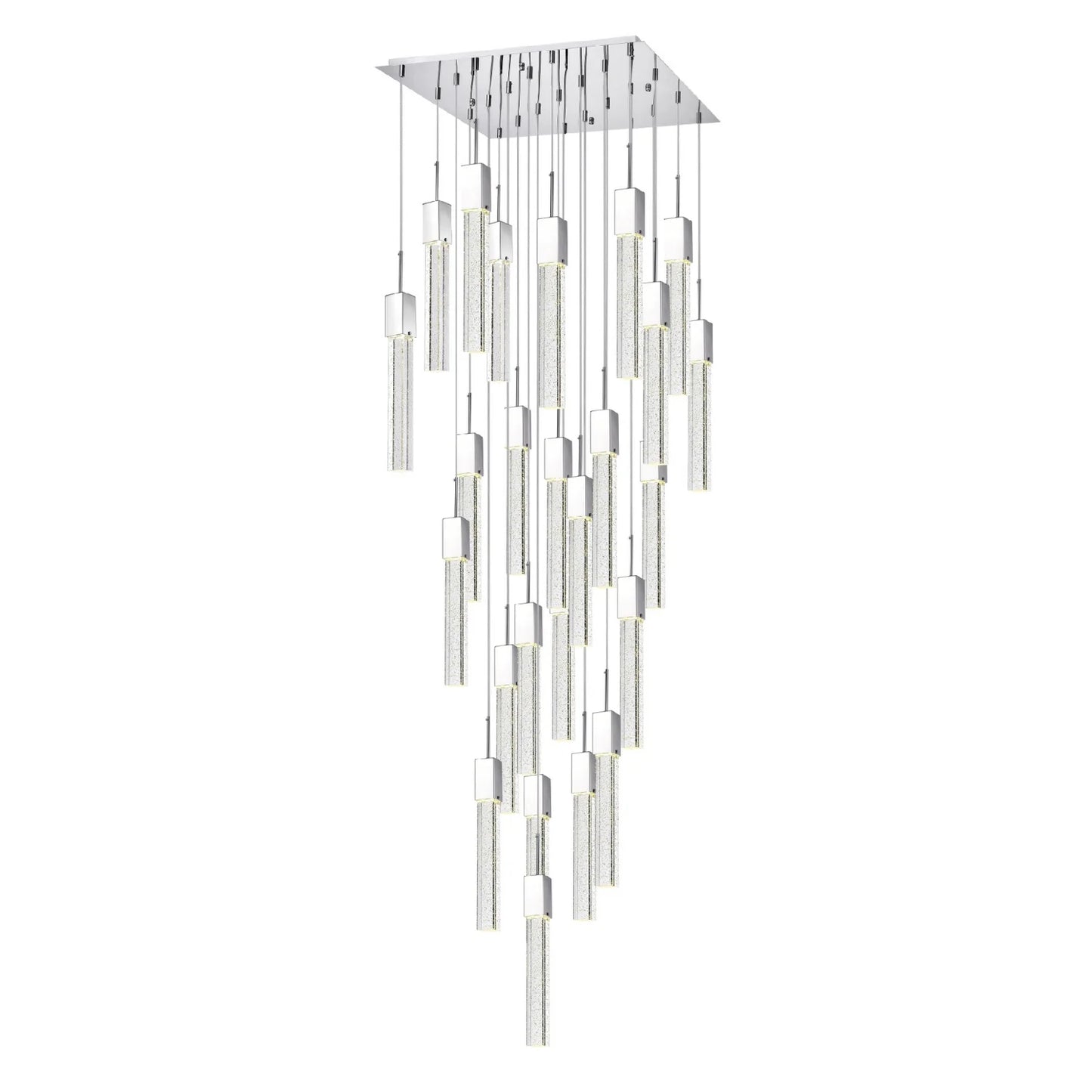 XL 25 Lights Sparkling Night Chandelier Vertical