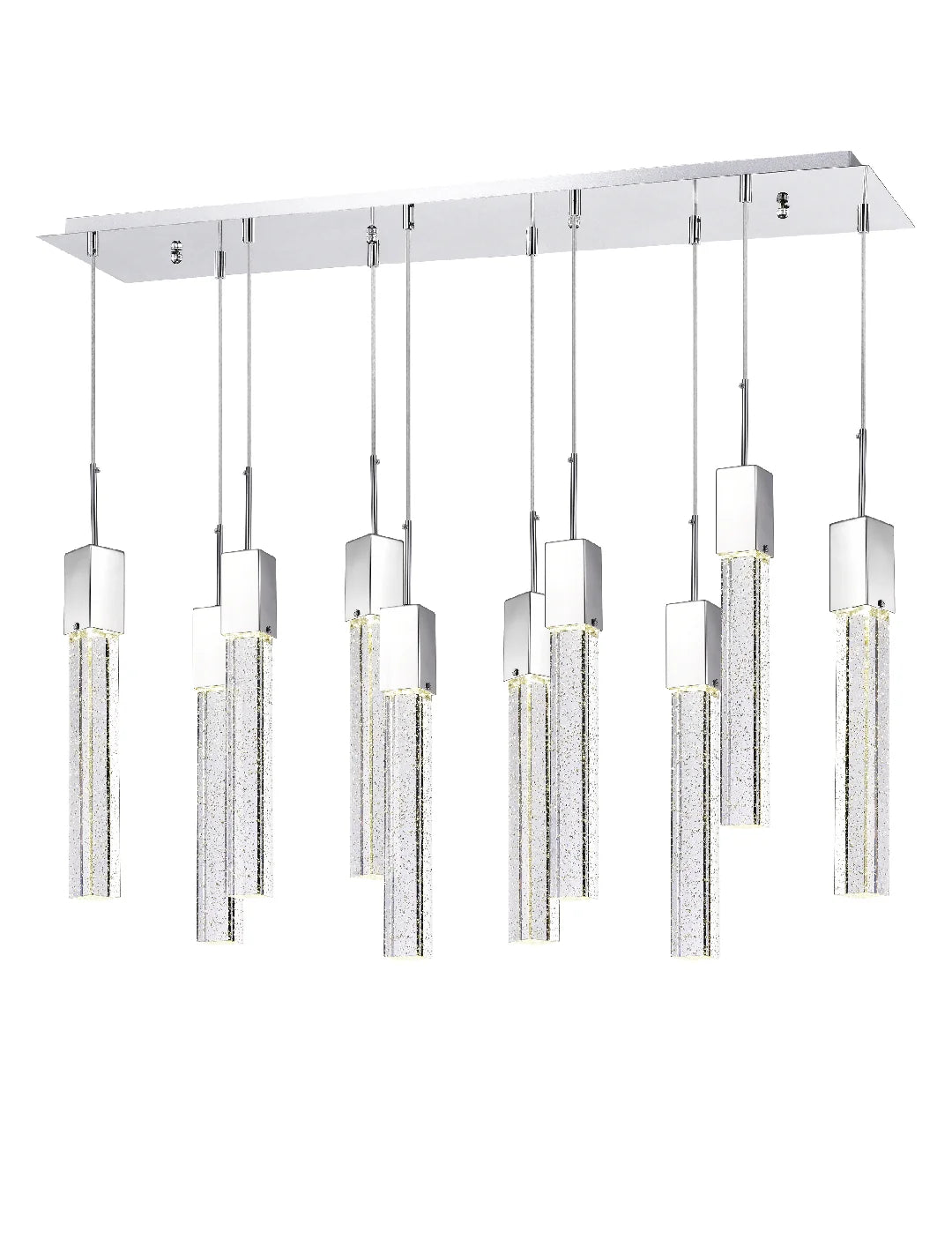 Sparkling XL 10 Lights Nights Chandelier