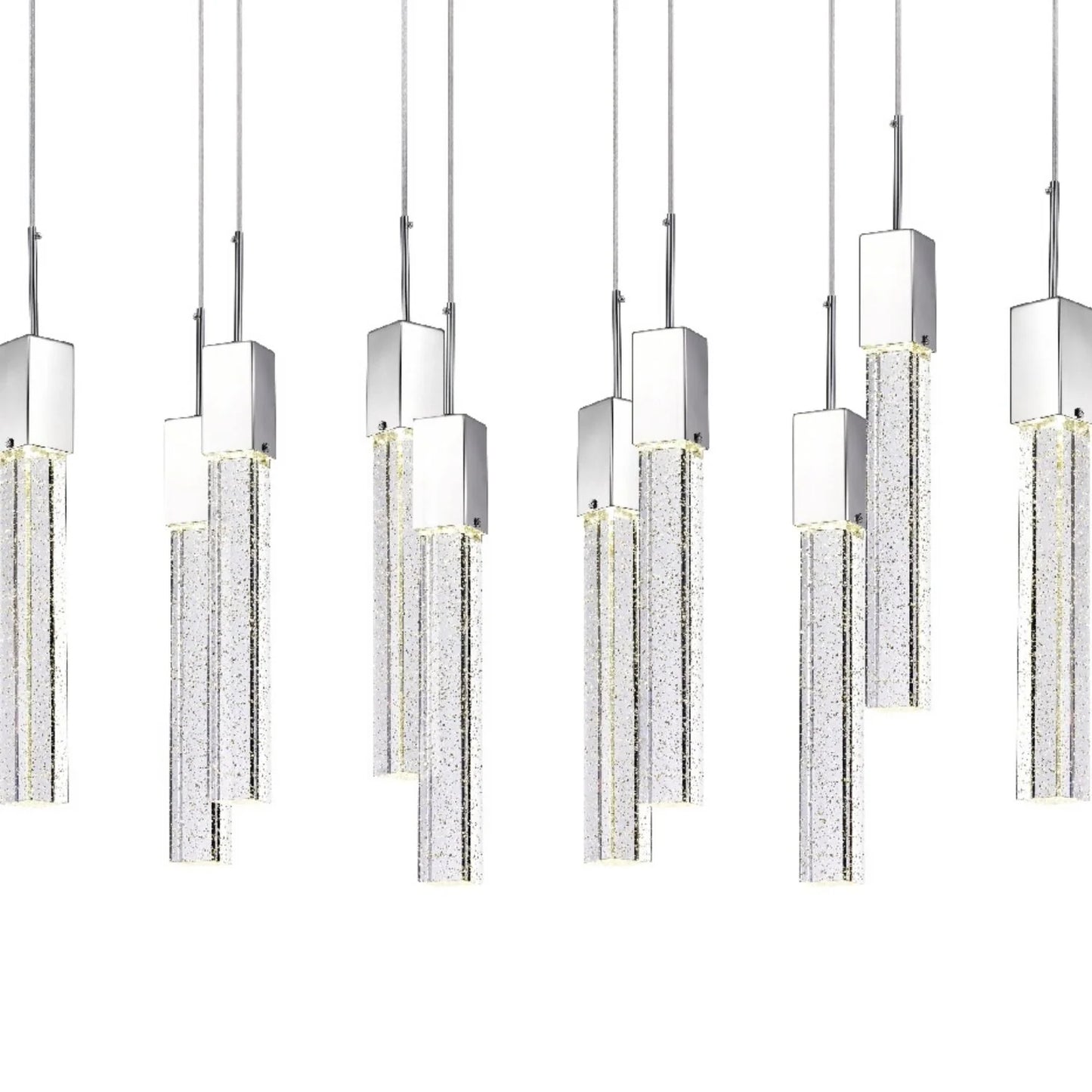 Sparkling XL 10 Lights Nights Chandelier