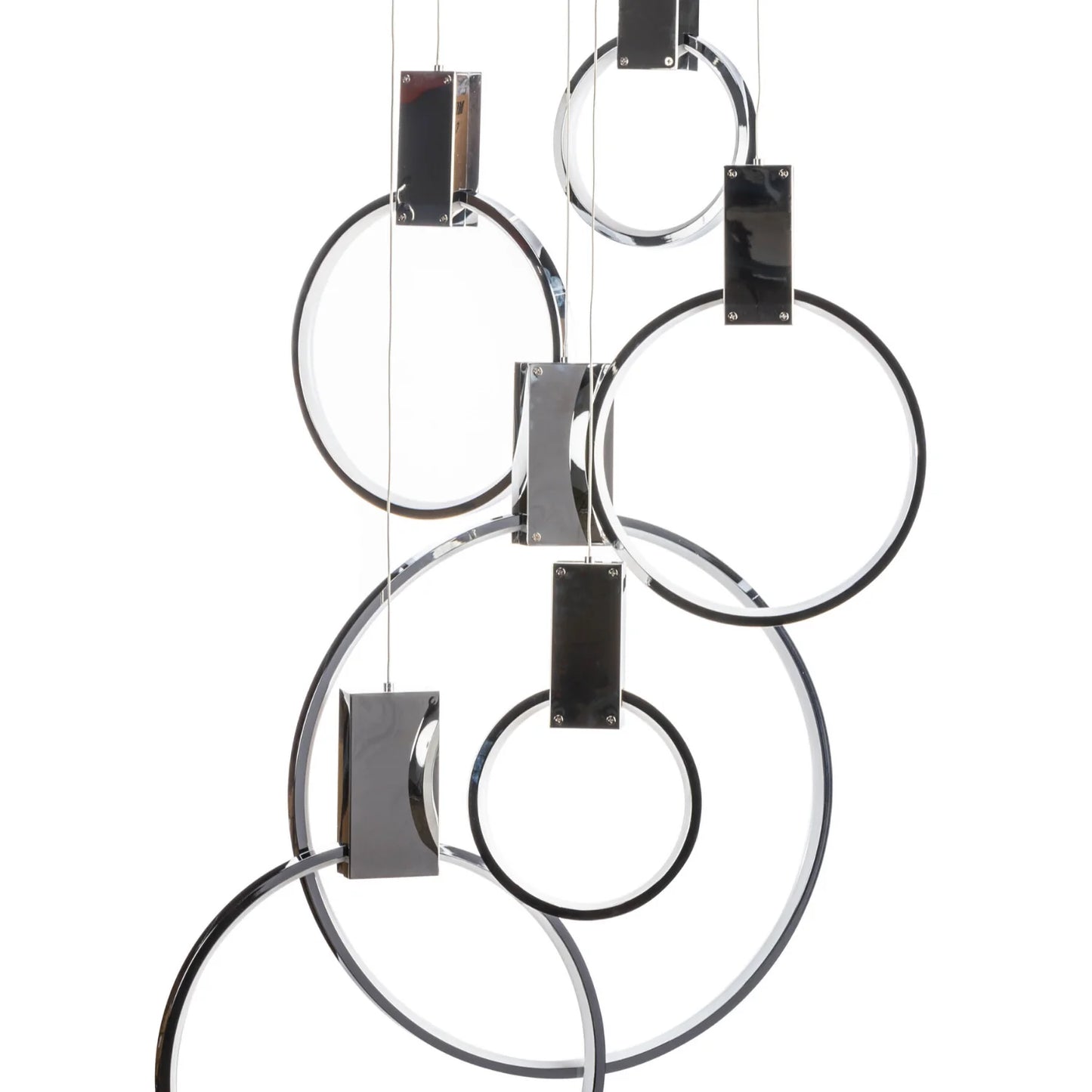 Hong Kong LED Circular Chrome Chandelier