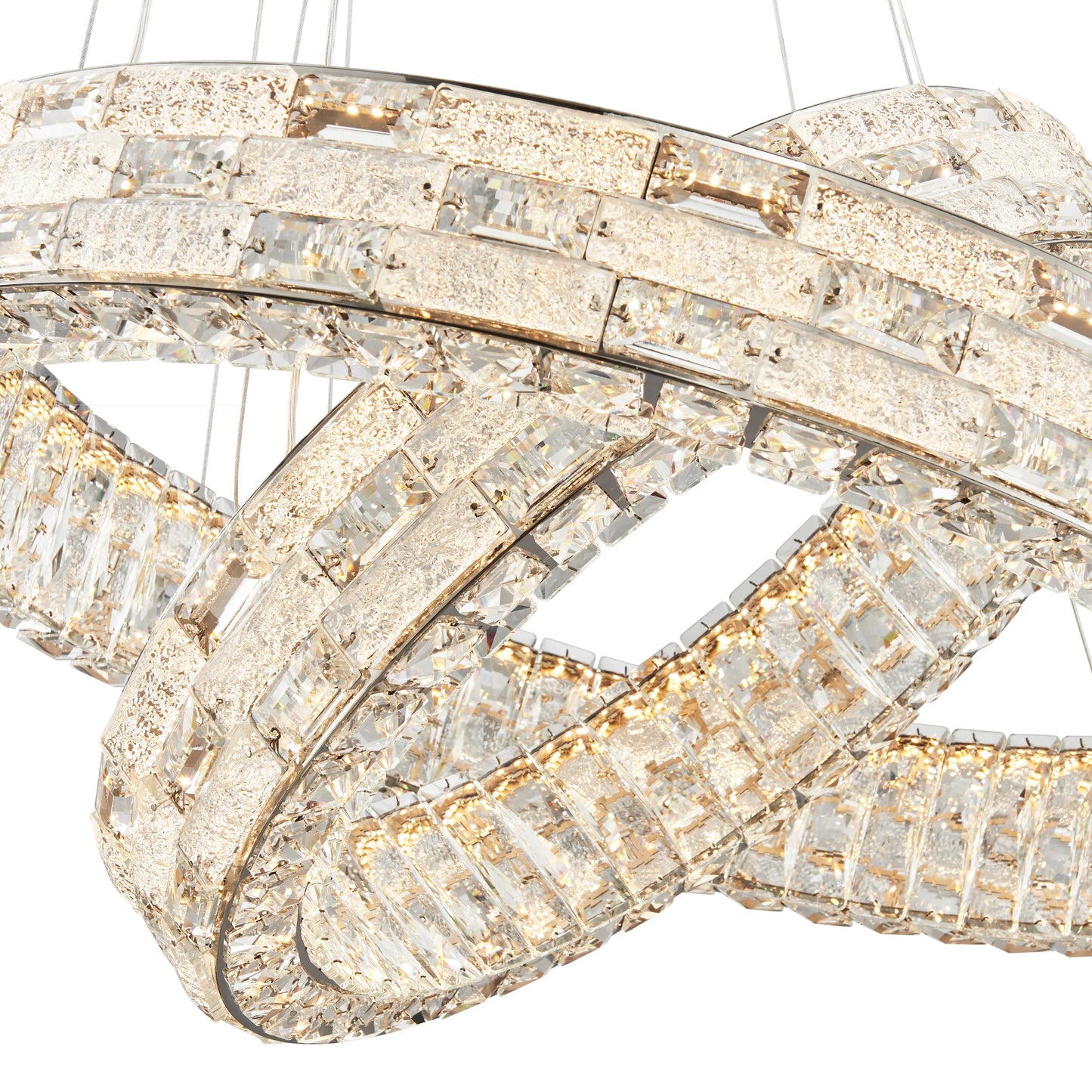 Helix Chrome Chandelier