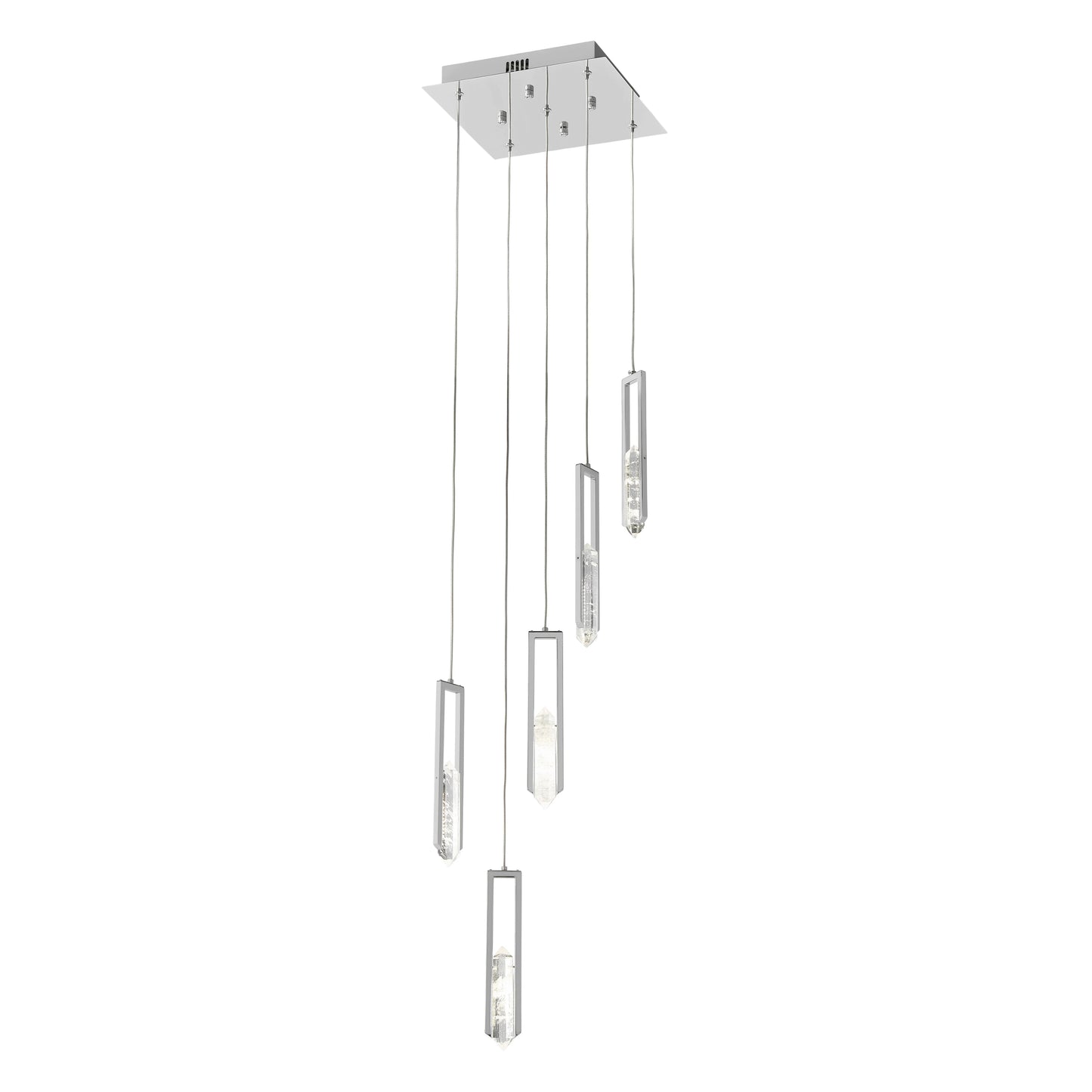 Chrome Elysian 5 Lights Chandelier