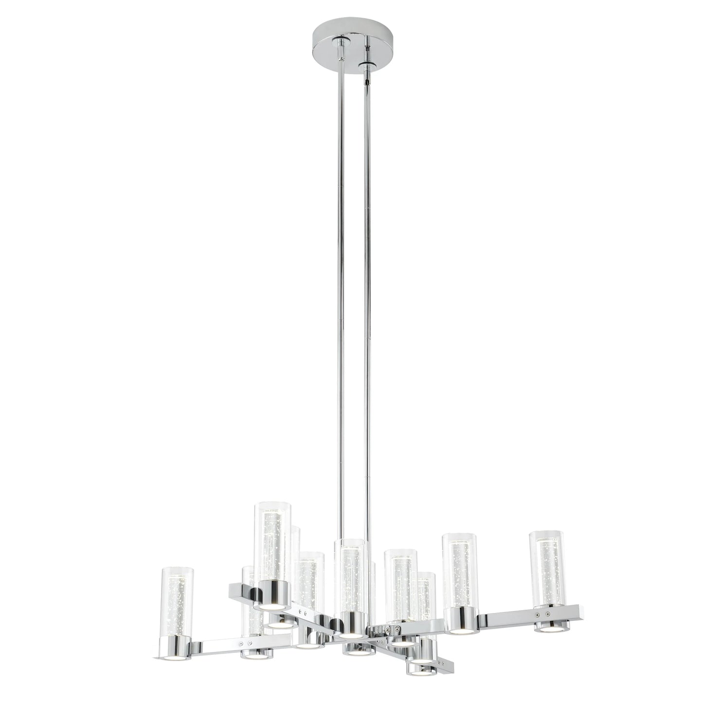 Victory 12 Lights Chandelier // Chrome