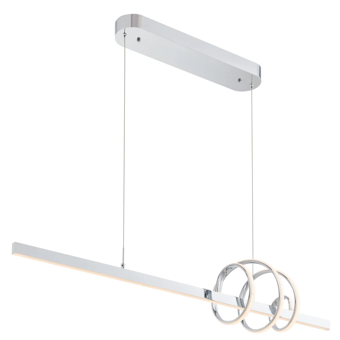 Salzburg Linear Chrome Chandelier