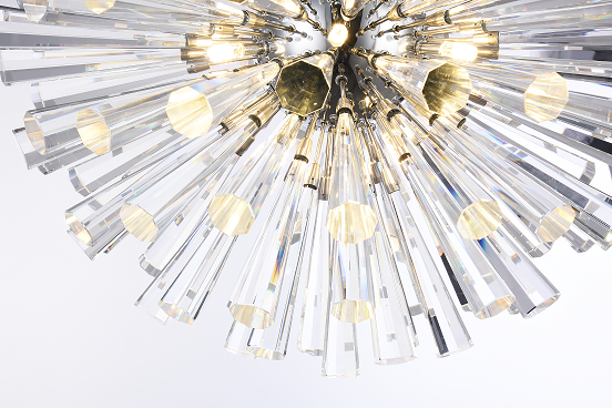 Clear Crystal Sputnik Chandelier