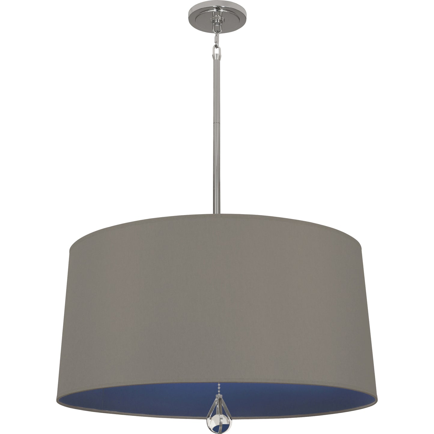 Polished Nickel Williamsburg Custis Pendant