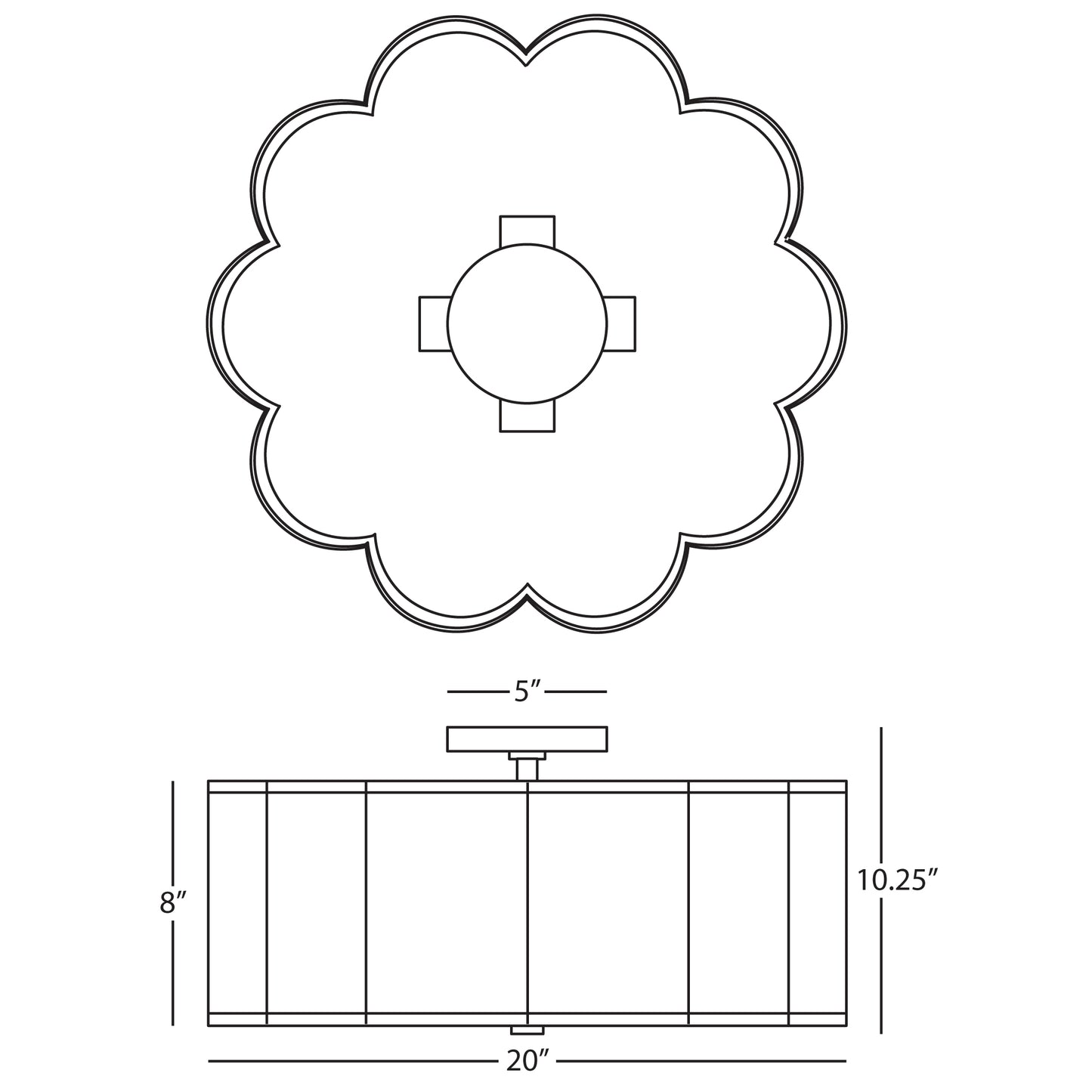 Axis Flushmount