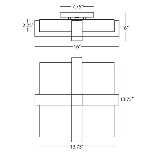 Doughnut Flushmount