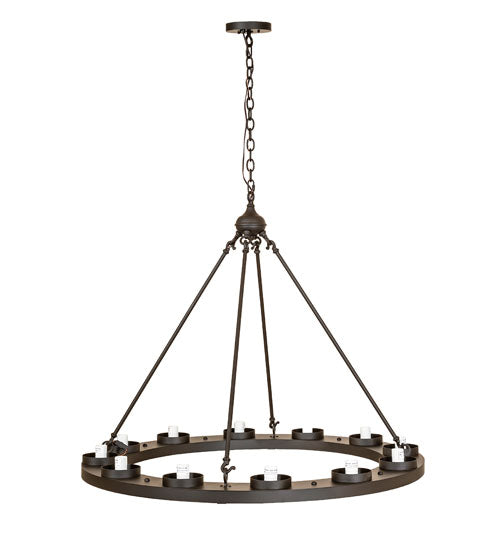 44" Wide Loxley 12 Light Chandelier