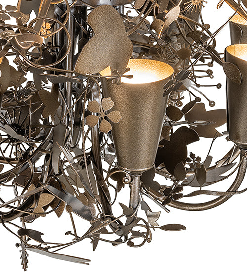 48" Wide Lau Lau 8 Light Chandelier