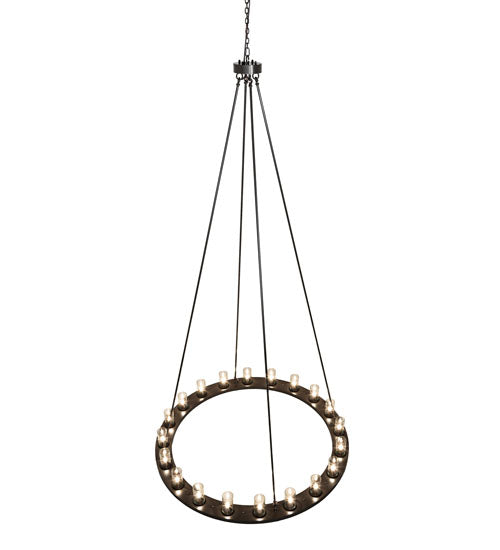 60" Wide Loxley 20 Light Chandelier