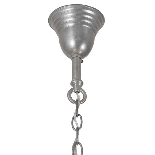 30" Wide Gas & Electric 6 Light Chandelier