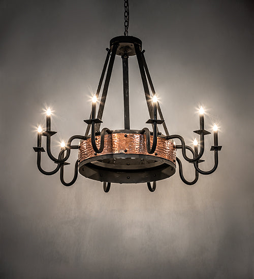 44" Wide Costello 10 Light Chandelier by Meyda Lighting