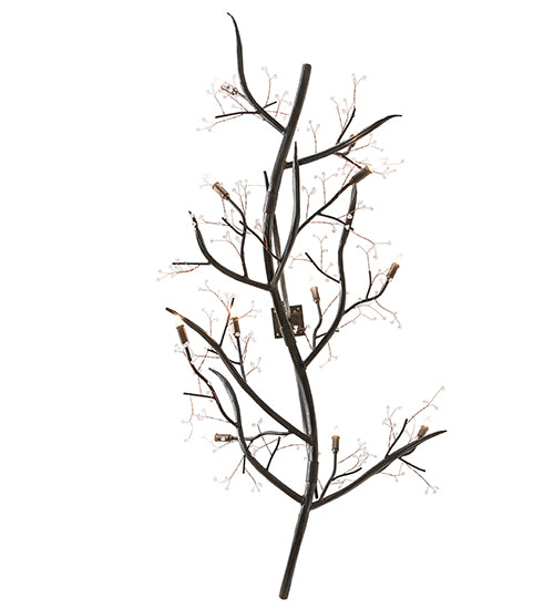 60" Long Winter Solstice Budding Chandelier by Meyda Lighting