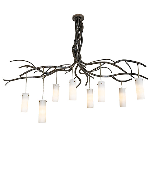 70" Long Winter Solstice Cilindro 8 Light Chandelier